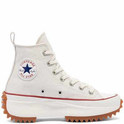 Converse Color Run Star Hike - Miesten Matalavartiset Tennarit - Beige/Punainen